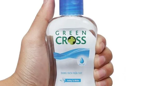 Đình chỉ và thu hồi 'Dung dịch rửa tay Green Cross hương tự nhiên'