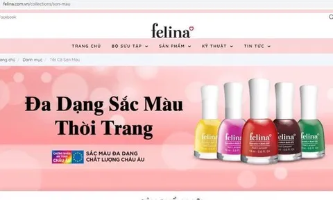 Thu hồi gấp sản phẩm sơn móng tay Felina của Công ty Vẻ đẹp Francia do chứa chất cấm
