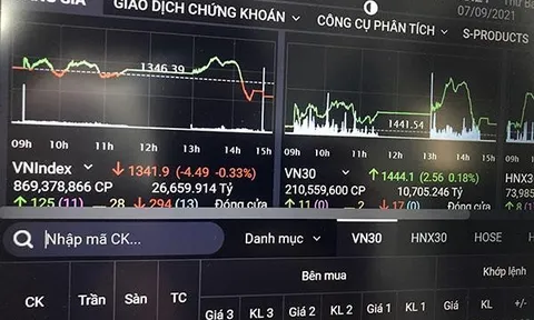 Cổ phiếu lớn giảm mạnh khiến VN-Index điều chỉnh giảm 6 điểm