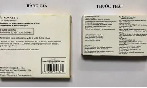 Phát hiện sản phẩm thuốc giảm đau có dấu hiệu giả mạo