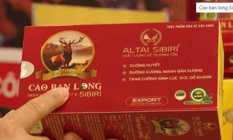 Sản phẩm bảo vệ sức khỏe Cao ban long Sibiri, Đại cốt đan quảng cáo gây hiểu nhầm như thuốc chữa bệnh