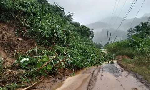 Sạt lở núi, hơn 2.800 người dân Trà Leng bị cô lập