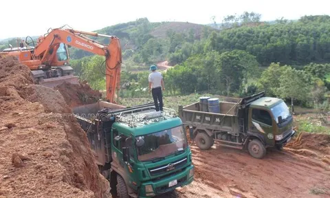 Công ty CP Phú Cường: Sai phạm trong hoạt động khai thác đất