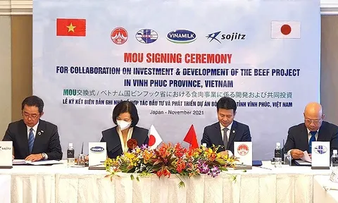 Vinamilk và Vilico ký kết với đối tác Nhật biên bản ghi nhớ cho dự án có mức đầu tư "khủng" tại Vĩnh Phúc