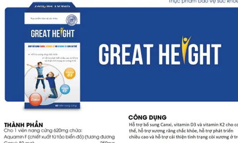 Cộng đồng KTG và lò đào tạo 'bác sĩ dởm' bán sản phẩm tăng chiều cao Great Height