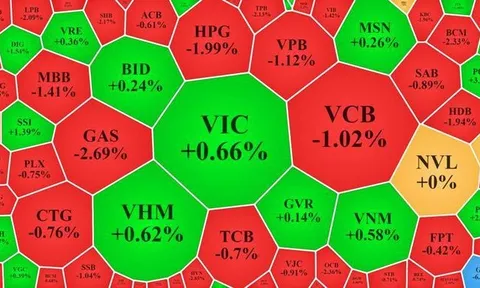 Hồi là xả, số mã giảm đang gấp 4 lần số tăng