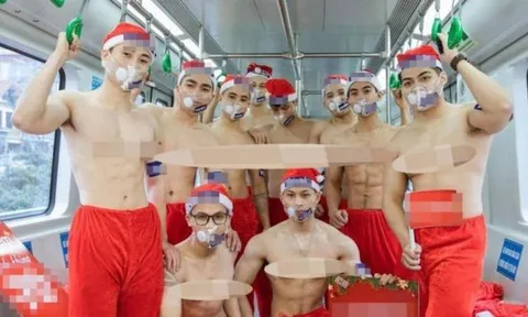 Cởi trần quảng cáo trên tàu điện: Doanh nghiệp cố tình vi phạm vì lợi nhuận?