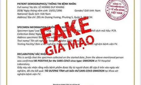 Sở Y tế TP.HCM lên tiếng về thông tin có ca mắc biến chủng Omicron