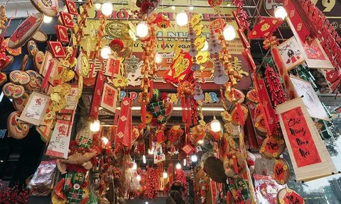 Phố cổ Hà Nội rực rỡ sắc màu truyền thống đón Tết Nhâm Dần