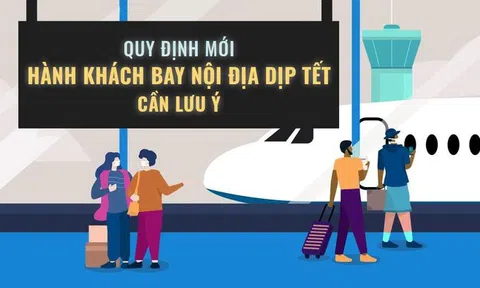 Những quy định mới hành khách bay nội địa dịp Tết cần lưu ý