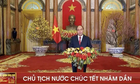 Chủ tịch nước Nguyễn Xuân Phúc chúc Tết Nhâm Dần 2022