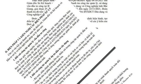 Phát hiện sai phạm nâng khống giá trị quyết toán ở Bắc Giang