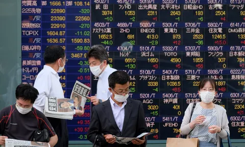 Chứng khoán châu Á giảm điểm phiên 14/2 do căng thẳng Nga-Ukraine