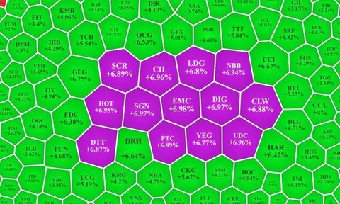 Cổ phiếu dầu khí, ngân hàng tuột dốc, cổ chứng khoán, bất động sản lên ngôi