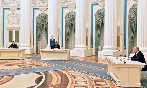 Ông Putin công nhận độc lập ở vùng ly khai Ukraine