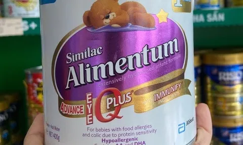 Abbott thu hồi sữa bột Alimentum nghi nhiễm khuẩn