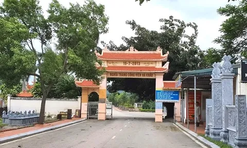 Hàng loạt vi phạm trong xây dựng tại nghĩa trang Hà Khẩu