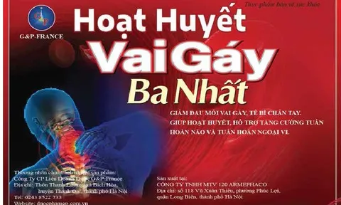 Hoạt huyết vai gáy Ba Nhất: Thông tin không đúng về công dụng khiến người tiêu dùng hiểu nhầm
