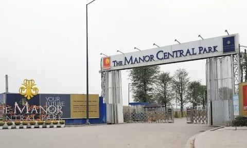 Toàn cảnh dự án The Manor Central Park vắng bóng người