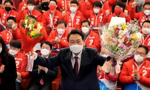 Ông Yoon Suk-yeol chiến thắng trong cuộc bầu cử Tổng thống Hàn Quốc