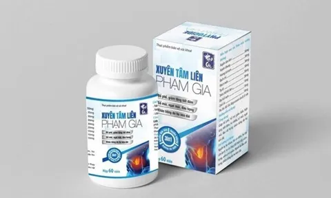 Cục An toàn thực phẩm cảnh báo Xuyên Tâm Liên Phạm Gia vi phạm quảng cáo