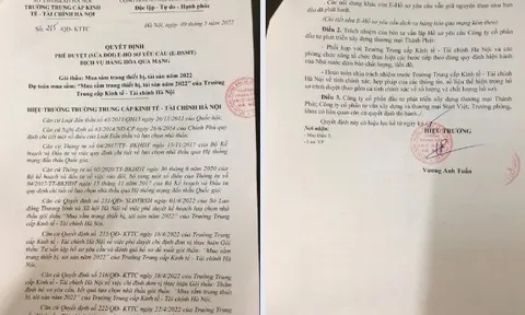 Trường trung cấp Kinh tế - Tài chính Hà Nội: Đấu thầu với những rào cản liệu có hạn chế nhà thầu