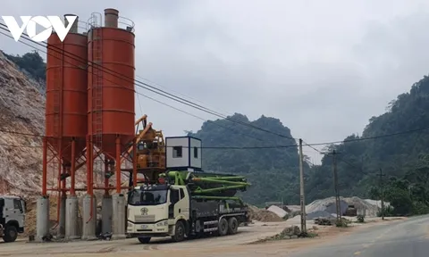 Nhiều trạm bê tông không phép được xây dựng ở Bắc Kạn