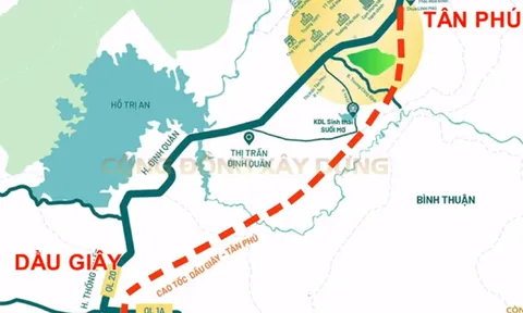 Phê duyệt chủ trương đầu tư Dự án cao tốc Dầu Giây - Tân Phú