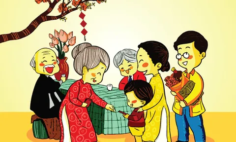 Giúp trẻ học cách quản lý tài chính từ phong bao lì xì