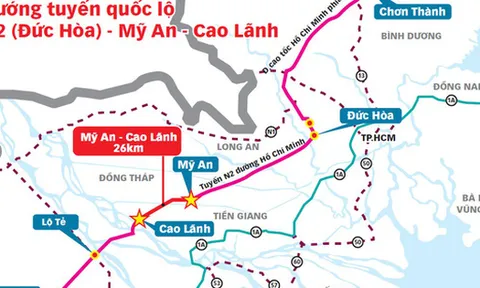 Tăng hơn 1.400 tỷ đồng đầu tư cao tốc Mỹ An - Cao Lãnh
