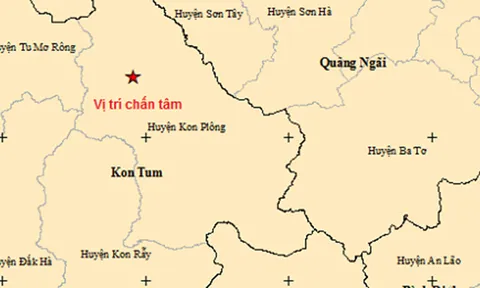 Kon Tum lại liên tiếp động đất