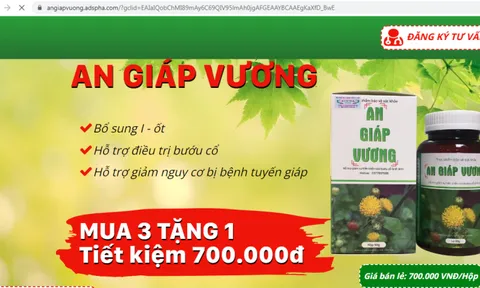 Hộp thư ngày 16/5: An Giáp Vương - thực phẩm chức năng quảng cáo gây hiểu lầm như thuốc