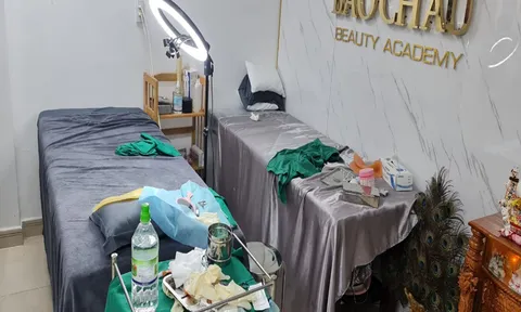 Phát hiện cơ sở thẩm mỹ Bảo Châu Beauty Academy hoạt động “chui” tại chung cư