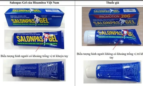 Cục quản lý Dược cảnh báo về thuốc Salonpas Gel giả