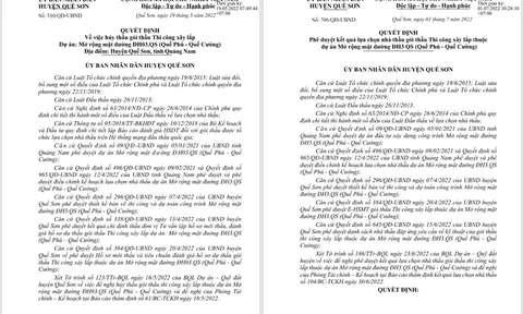 Quảng Nam: Huỷ thầu và trúng thầu vẫn chỉ có 1 liên danh Công ty Phú Hương – Nhật Huy Group