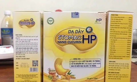 Thu hồi toàn quốc lô TPBVSK dạ dày StomacHP không đảm bảo chất lượng