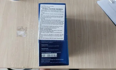 Phát hiện thực phẩm giảm cân tiêu thụ 'chui', chứa chất cấm độc hại