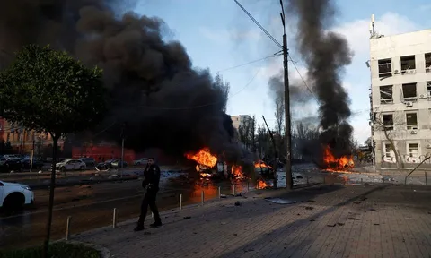 Nổ lớn ở hàng loạt thành phố của Ukraine