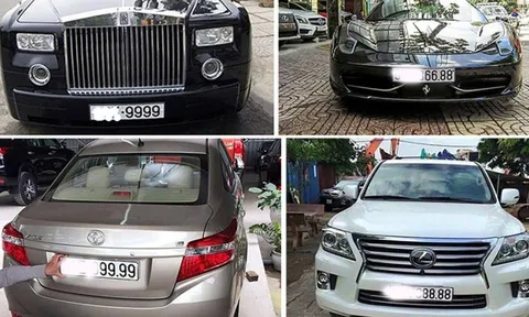 Đấu giá biển số ôtô: Thống nhất mức giá khởi điểm chung