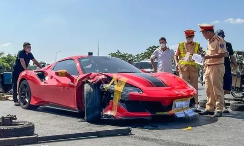 Thông tin mới nhất vụ ô tô Ferrari đâm xe máy làm 1 người tử vong