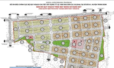 Cận cảnh dự án 'xây chui' 500 căn biệt thự ở tỉnh Đồng Nai