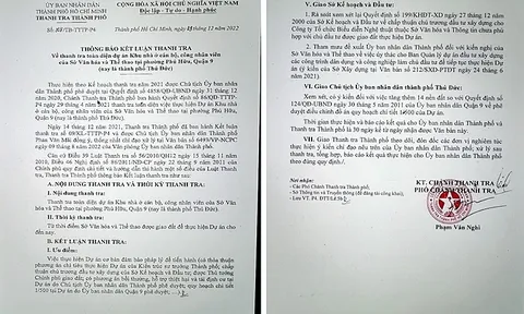 Dự án khu nhà ở của Sở Văn hóa và Thể thao Thành phố Hồ Chí Minh: Chủ đầu tư có lạm quyền?