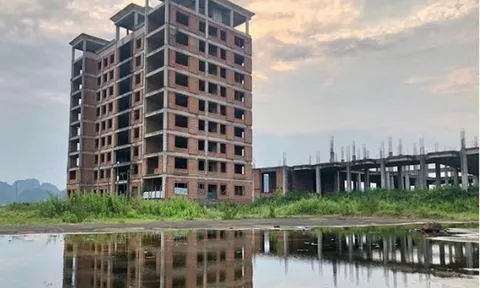 Hình ảnh hoang hóa tại dự án trường đại học Hoa Lư 420 tỷ