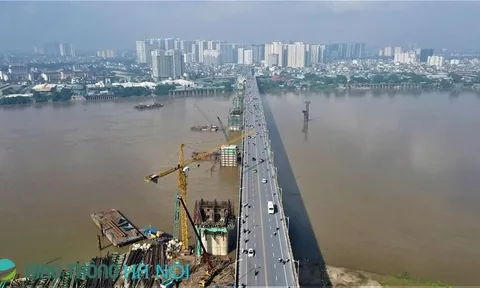 Cầu Vĩnh Tuy giai đoạn 2 dần hình thành