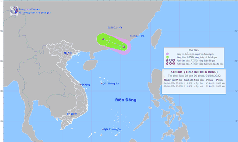Áp thấp trên Biển Đông có khả năng mạnh lên, mưa to ở Tây Nguyên và Nam Bộ