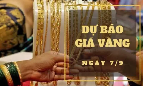 Dự báo giá vàng 7/9: Có thể tiếp đà tăng nhẹ khi đồng USD duy trì mạnh mẽ?