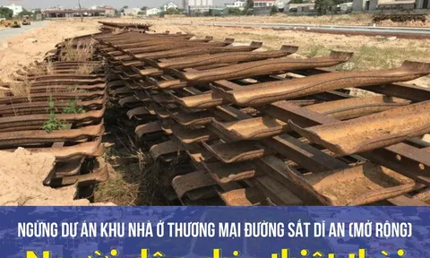 Ngừng Dự án Khu nhà ở thương mại đường sắt Dĩ An (mở rộng): Người dân chịu thiệt thòi