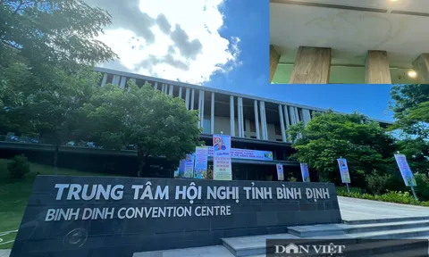 ĐỘC QUYỀN: Trung tâm hội nghị tỉnh Bình Định 355 tỷ đồng vừa sử dụng đã thấm dột… do mưa?