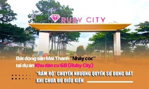 Bất động sản Mãi Thành “nhảy cóc” tại Dự án Khu dân cư 6B (Ruby City): “Rầm rộ” chuyển nhượng quyền sử dụng đất khi chưa đủ điều kiện