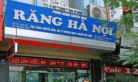 Phòng khám chuyên khoa Răng hàm mặt Hà Nội bị xử phạt 22,5 triệu đồng